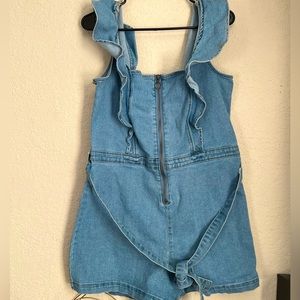 Dark Blue Jean Romper